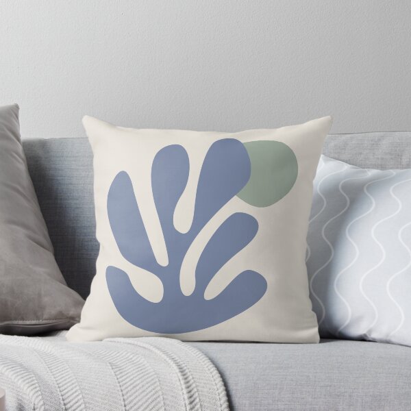 Item preview, Henri Matisse Flower and sun, Paper Decoupes Art pastel blue, Matisse Cutout's Wall Art, Matisse wall decor designed and sold by re-make-.