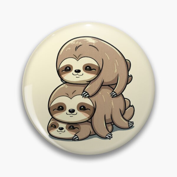 Item preview, Kawaii Sloth Stack designed and sold by NormadWorld.