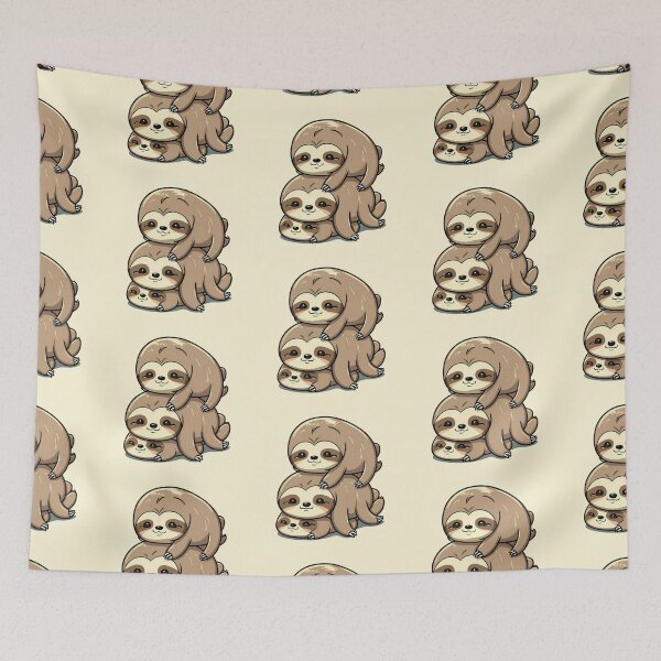 Item preview, Kawaii Sloth Stack designed and sold by NormadWorld.