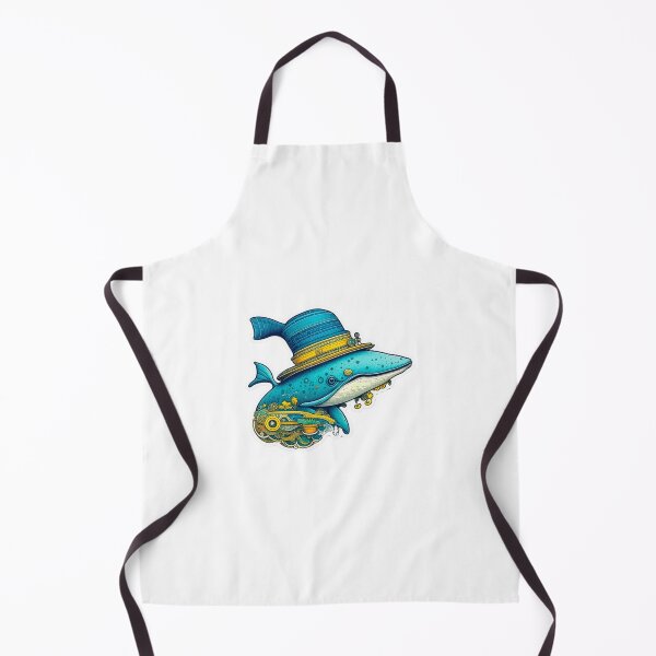 Item preview, The rococopunk Baleen whale sticker designed and sold by spoo-art.