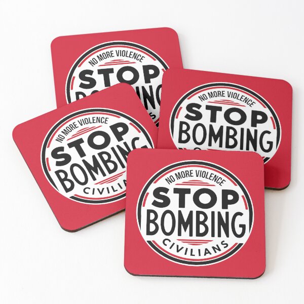 Item preview, Stop Bombing Civilians designed and sold by 4TeeToo.
