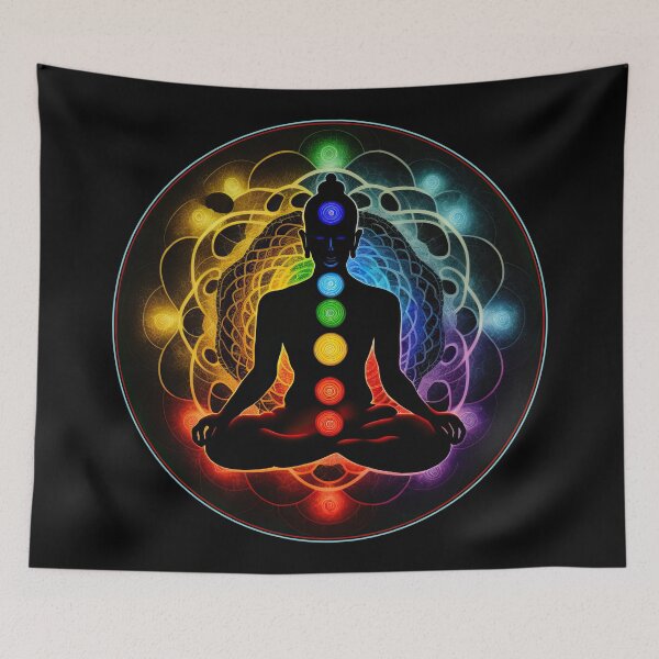 Item preview, The 7 Chakras Meditator designed and sold by Mindful-Designs.