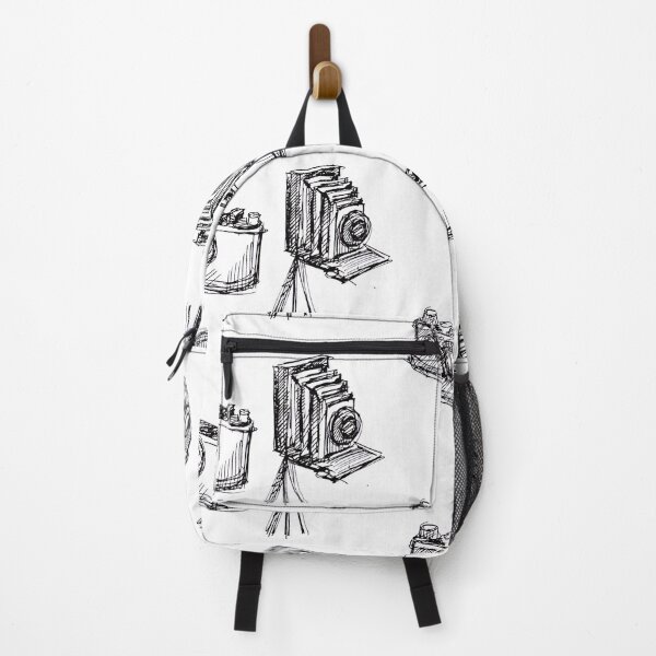 Item preview, Ink Sketch of two old analog Cameras designed and sold by colorfulglee.