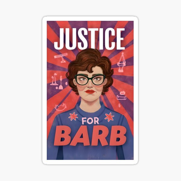 Official Stranger Things Justice for Barb Glasses IM CHILL