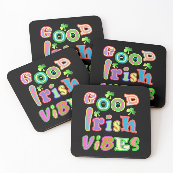 Item preview, Good Irish Vibes Inspirational Motivational Message designed and sold by articlave.