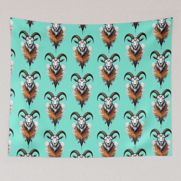 Item preview,  "Mystical Goat Odyssey" designed and sold by ArtistKunal123.