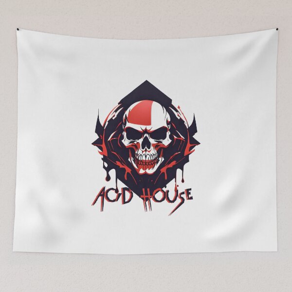 Item preview, Acid House Skull designed and sold by Designorigin.