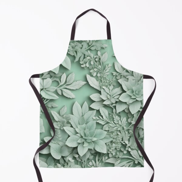 Item preview, Delicate  leaves - mint green natural garden. designed and sold by My-fake-places.