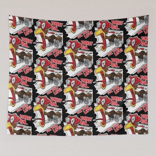 Item preview, Run Turkey Run For Your Life designed and sold by eShirtLabs.