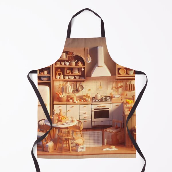 Item preview, 3d fantasy Kitchen _ warm colors designed and sold by Rabique.
