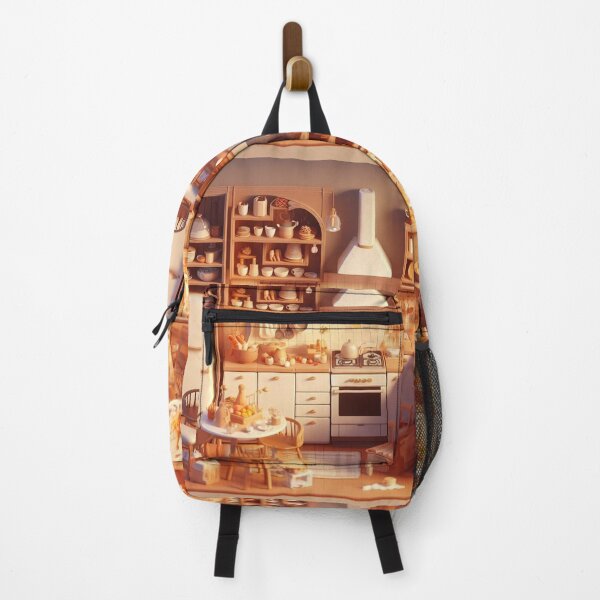 Item preview, 3d fantasy Kitchen _ warm colors designed and sold by Rabique.