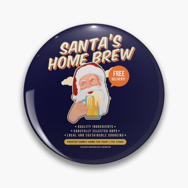 Item preview, Santa's Christmas Homebrew funny xmas designed and sold by messy-nessie.