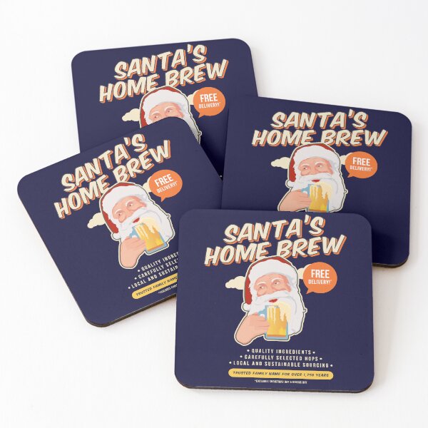 Item preview, Santa's Christmas Homebrew funny xmas designed and sold by messy-nessie.