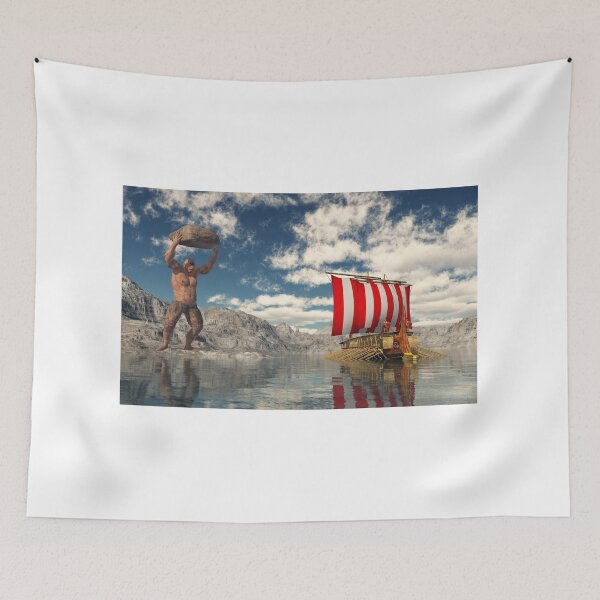 Item preview, Odysseus and his companions flee from the Cyclops Polyphemus designed and sold by MIRO3D.