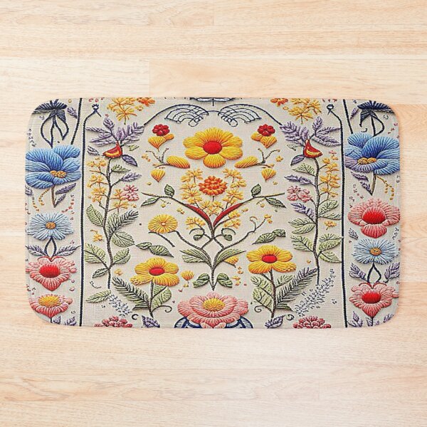 Item preview, Multiflowers Embroidery. designed and sold by Giulivo Store Graphic.