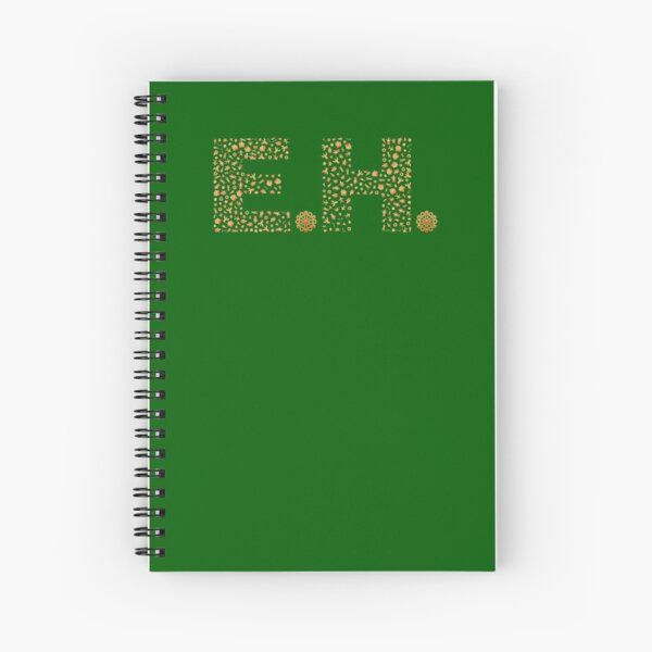 Item preview, EH, E.H., E H, initials, letters, names, Christmas, Gingerbread, Green pattern Xmas designed and sold by Cerulean-Shop.