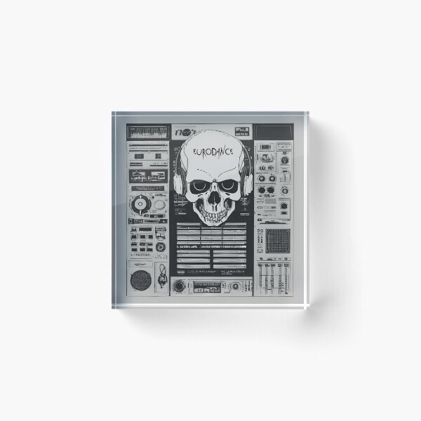 Item preview, Eurodance Skull designed and sold by Designorigin.