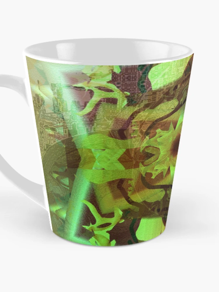 Aperçu 3 sur 4. Mug à café avec l'œuvre From The Orient With Love créée et vendue par Elizabeth Austin-Craig.