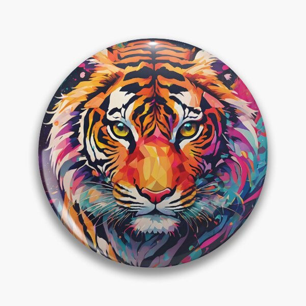 Item preview, Colourful Abstract Tiger designed and sold by Project-Zen.
