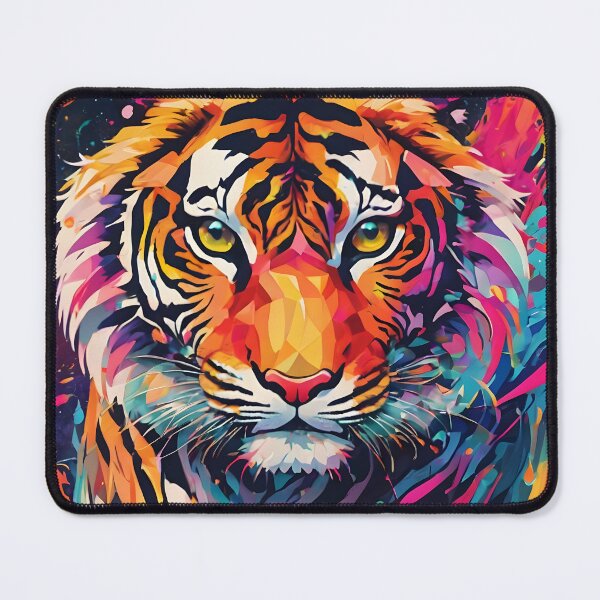 Item preview, Colourful Abstract Tiger designed and sold by Project-Zen.