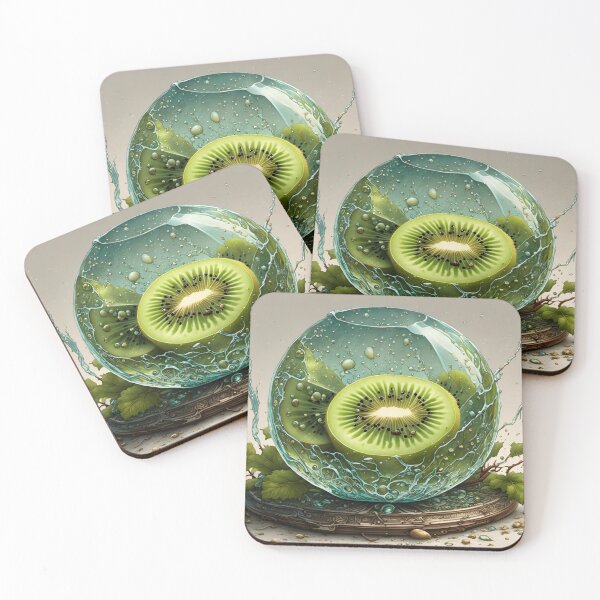 Item preview, Abstract fruits: kiwi designed and sold by Talpha.