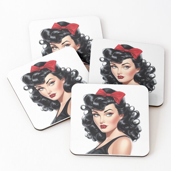 Item preview, Bettie Page style 50's pinup designed and sold by Alyn8.