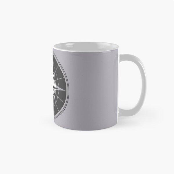 Item preview, Gray, White, Black Star Compass designed and sold by LZenDesigns.