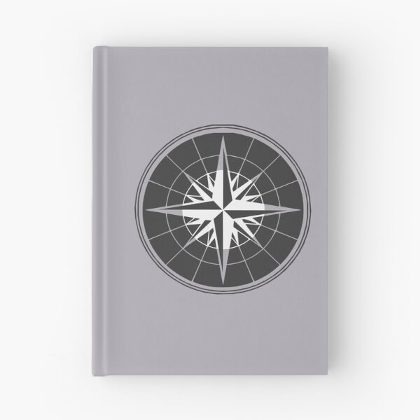 Item preview, Gray, White, Black Star Compass designed and sold by LZenDesigns.