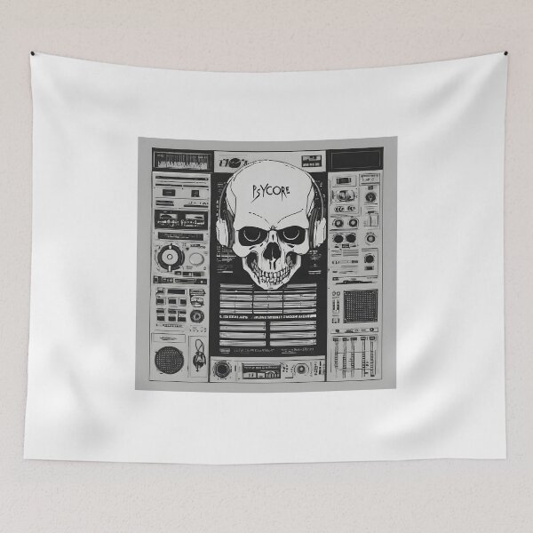 Item preview, Psychocore Skull designed and sold by Designorigin.