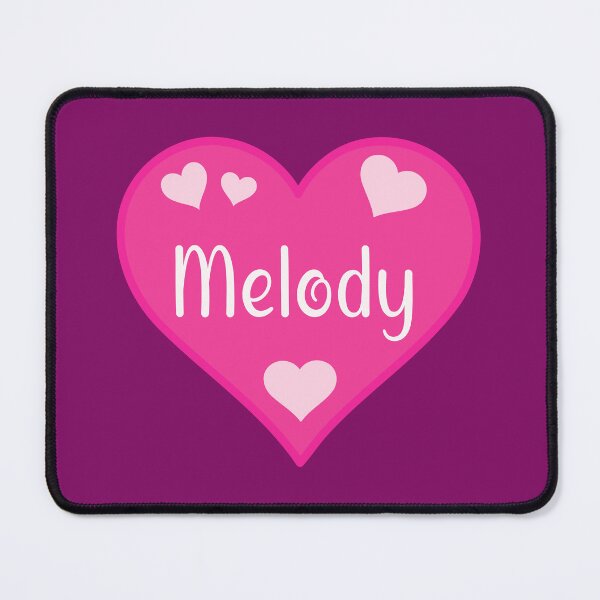 Item preview, Melody Name Pink Heart  designed and sold by Jeallan Designs.