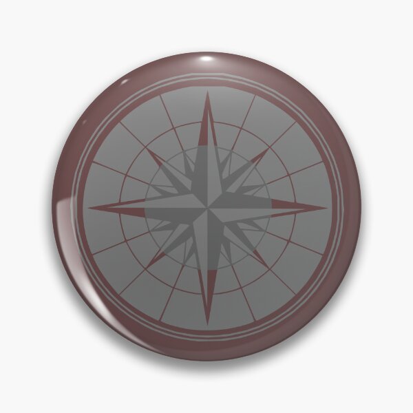 Item preview, Gray and Brown Star Compass designed and sold by LZenDesigns.