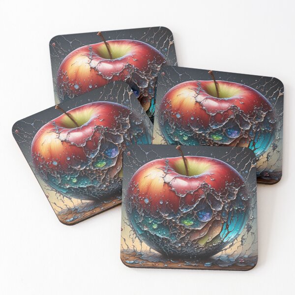 Item preview, Abstract fruits: red apple designed and sold by Talpha.