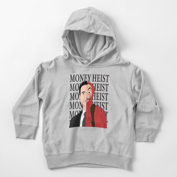Money Heist - Half berlin illustration Toddler Pullover Hoodie