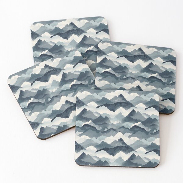 Item preview, Foggy Mountain Pattern designed and sold by Midnight Garden.