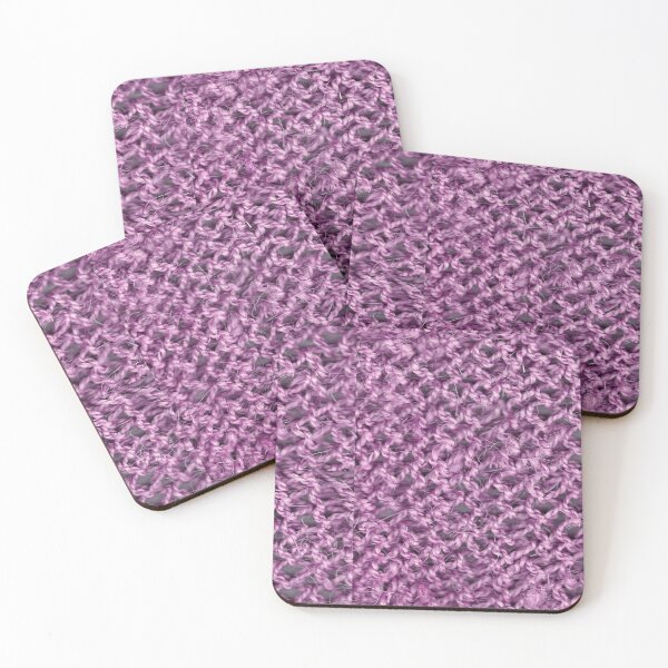 Item preview, knitted background from fuchsia purple twine designed and sold by colorfulglee.