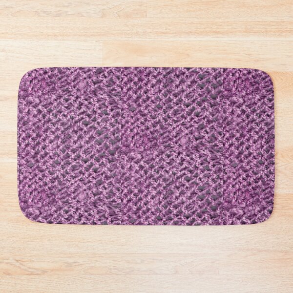 Item preview, knitted background from fuchsia purple twine designed and sold by colorfulglee.