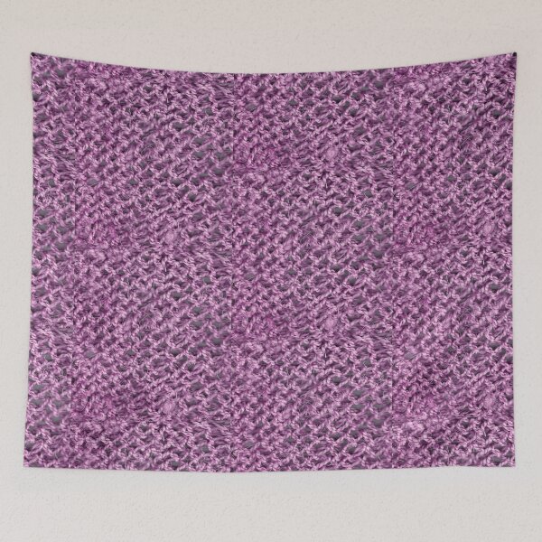Item preview, knitted background from fuchsia purple twine designed and sold by colorfulglee.