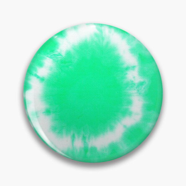 Item preview, Hippie Boho green white abstract shibori circles pattern designed and sold by colorfulglee.
