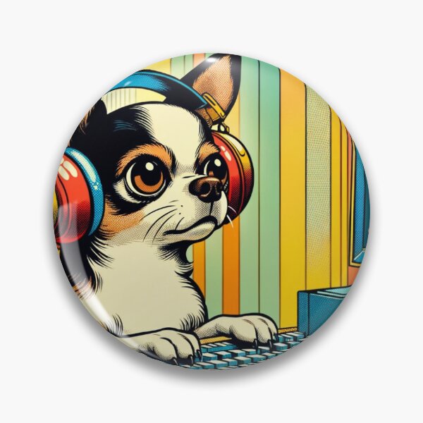 Item preview, Code Cruncher Chihuahua designed and sold by DataDrawnDoodle.