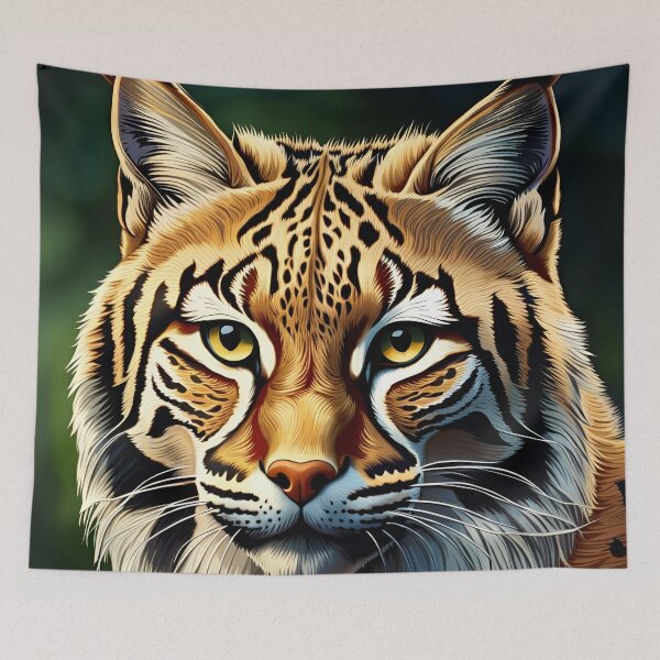 Aperçu de l'œuvre Portrait de Lynx, art généré par Ai créée et vendue par ACC .