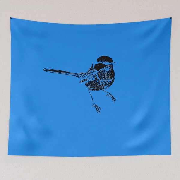 Item preview,  Splendid Fairywren Black Design  designed and sold by designsasstultd.