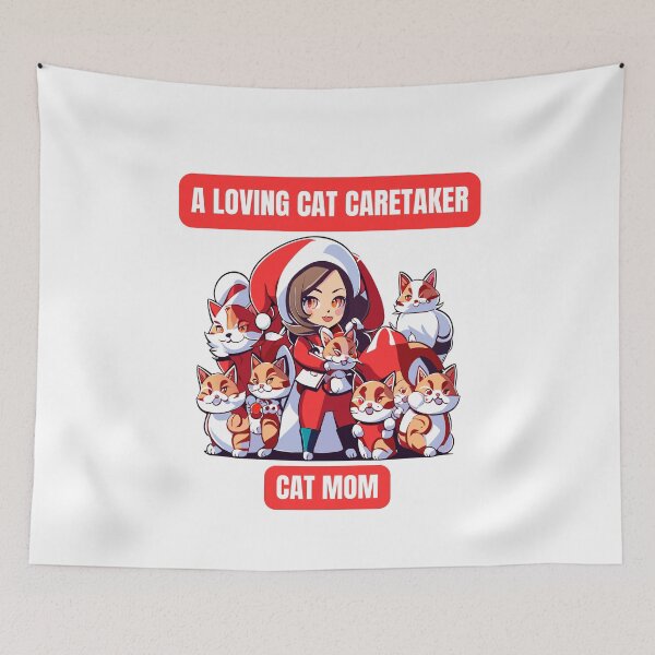 Item preview, A Loving Cat Caretaker - Cat Mom designed and sold by Ivardesigner.