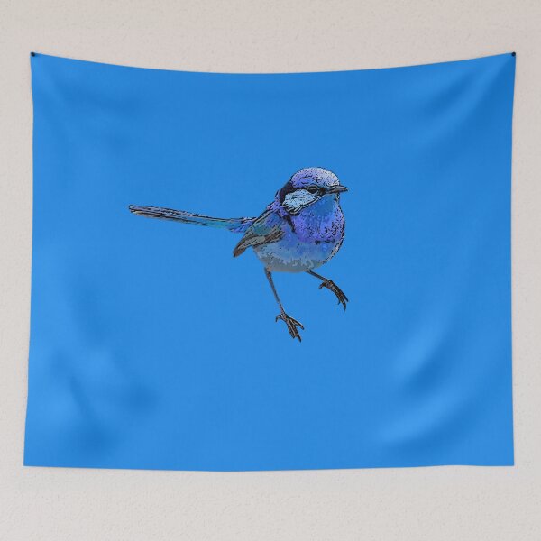 Item preview, Splendid Fairywren Black Alternate Design  designed and sold by designsasstultd.