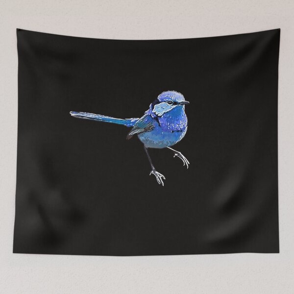 Item preview, Splendid Fairywren White Alternate Design  designed and sold by designsasstultd.