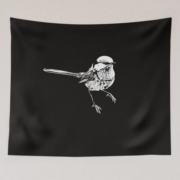 Item preview, Splendid Fairywren White Design  designed and sold by designsasstultd.