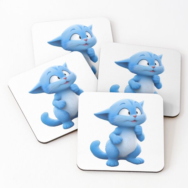 Item preview, Cute Blue Cat  designed and sold by SimpliVibe.
