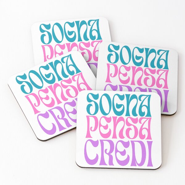 Item preview, Sogna, Pensa, Credi: Three motivation words designed and sold by adlkh.