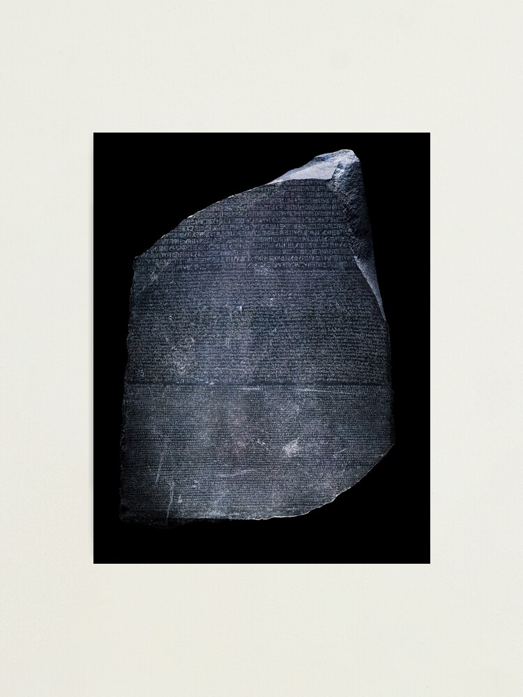 Rosetta Stone | Photographic Print