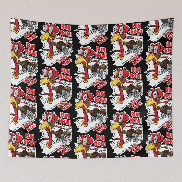 Item preview, Run Now, Gobble Later, Turkey designed and sold by eShirtLabs.