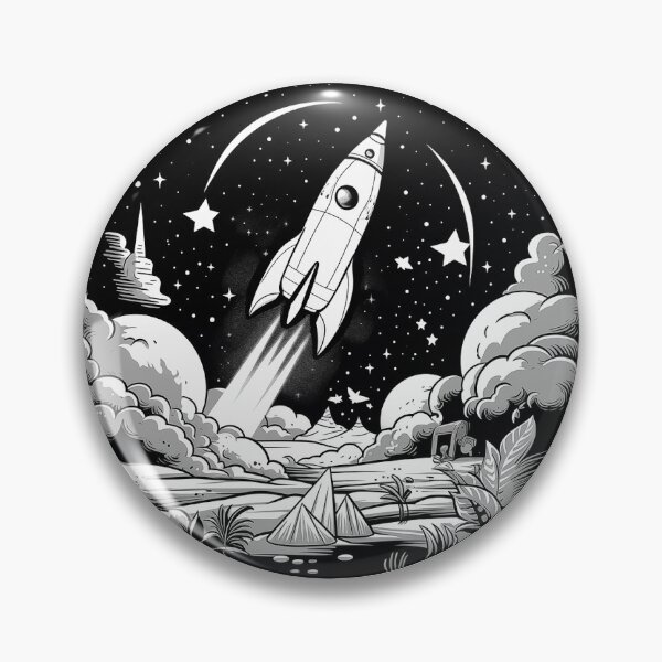Item preview, Space Rocket designed and sold by DominDesigns.
